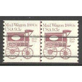 1903a 9.3c Mail Wagon Fine MNH Dry Gum CNP Left 4 V0845