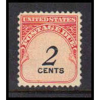 Used J90 2c Postage Due Fine W5006