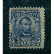 304 5c Abraham Lincoln Fine MDG C1184