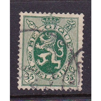 BELGIUM 1929 HERALDIC LION 35c USED SG494