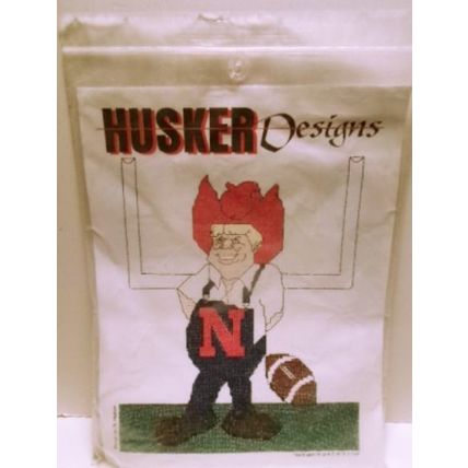 Vintage Husker Designs Counted Cross Stitch Kit Nebraska Cornhuskers Like New