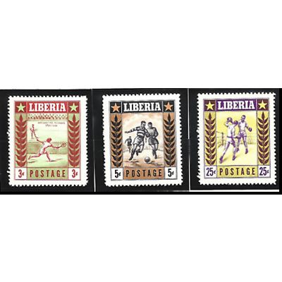 Liberia Stamps Scott #347 To 349, Mint Never Hinged