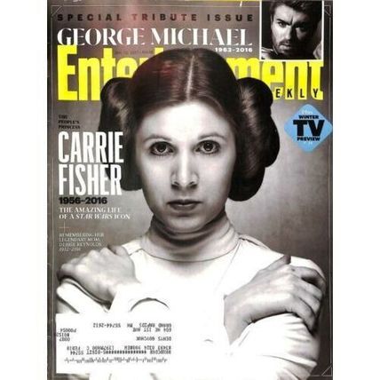ENTERTAINMENT WEEKLY-JANUARY 13, 2017-CARRIE FISHER-NEW-FAST SHIPPING