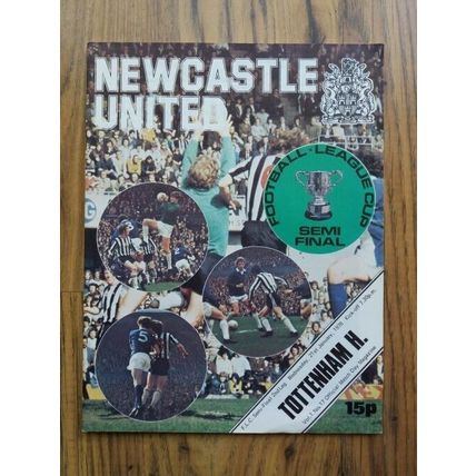 1976 League Cup Semi Final - Newcastle United vs Tottenham / Spurs