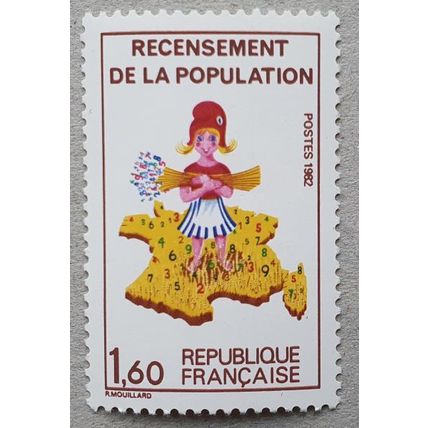 FRANCE: 1982 Population Census : SG2523 MNH