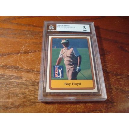1981 Donruss, Graded Near Mint 8, RAYMOND FLOYD, PGA Tour