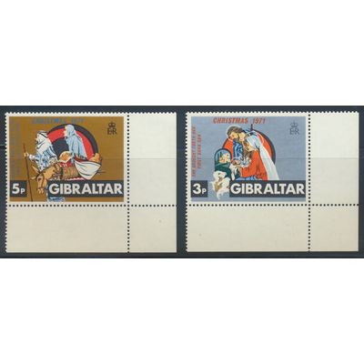 Gibraltar Stamps Scott #281 To 282, Mint Never Hinged