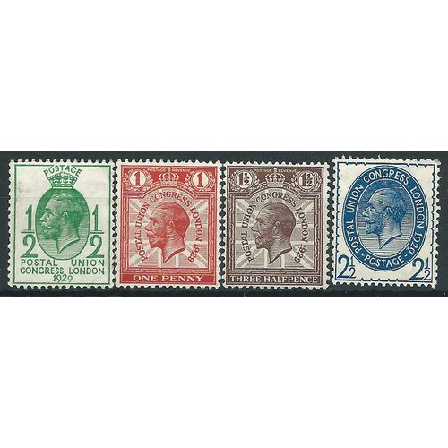 1929 PUC Set SG434-437 Light Mounted Mint..