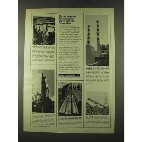 1973 Martin Marietta Ad - American Mainstream