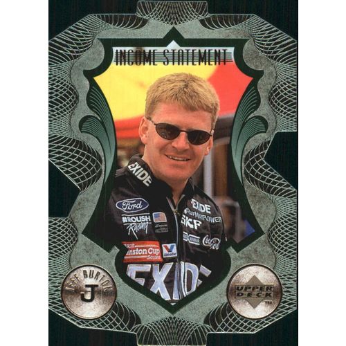 1999 Upper Deck Jeff Burton-Income Statement #IS5