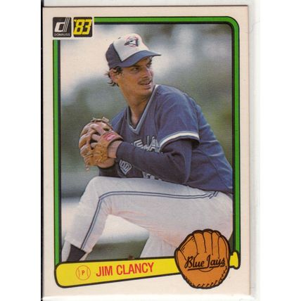 1983 Donruss baseball card 101 Jim Clancy