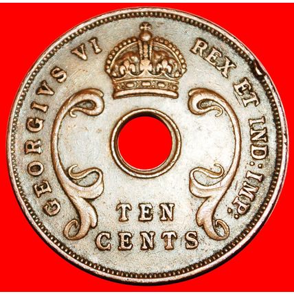 SOUTH AFRICA WARTIME (1939-1945):EAST AFRICA★10 CENTS 1945★LOW START★NO RESERVE!