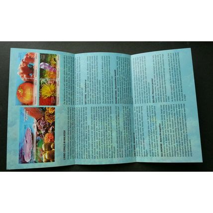Malaysia Living Corals 2013 Underwater Life Reef Animal Marine (FDC pair)