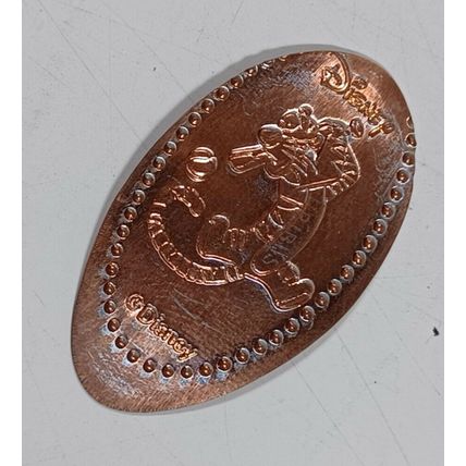 Disney pressed pennies Tigger playing baseball