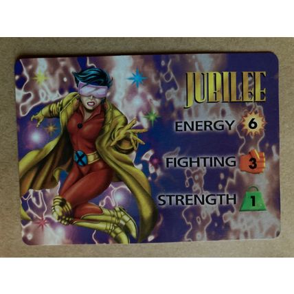 Marvel OverPower CCG 1st Edition: Jubilee (A) 1995 Fleer