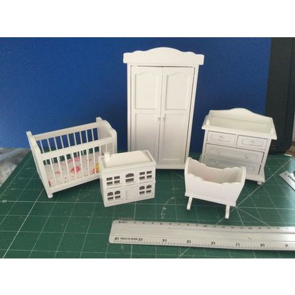 Nursery 5 Piece Traditional Set 1:12th scale miniature