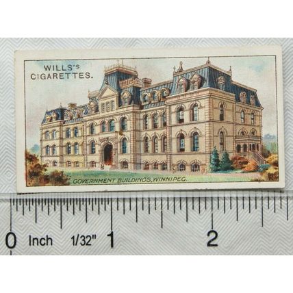 1914 Wills Overseas Dominions Canada No. 39 Government Buildings Winnipeg