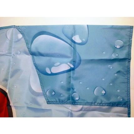 Body / cape flag for CAR WASH promotion. Arm Sleeves