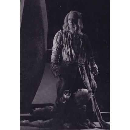 Michael Redgrave The Fool in King Lear Shakespeare Theatre Postcard