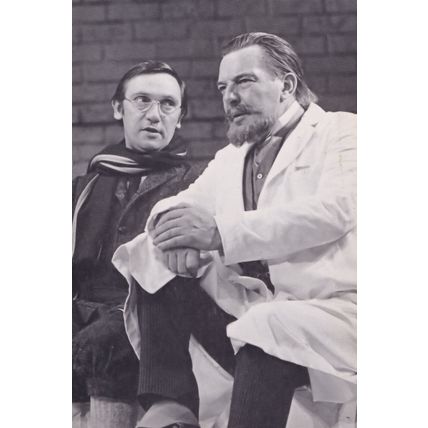 Brewster Mason Bernard Shaw Major Barbara Shakespeare Theatre Postcard