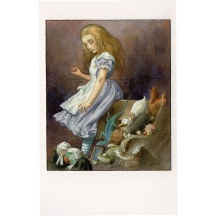 Jury Box Alice's Adventures In Wonderland 1927 Book Postcard