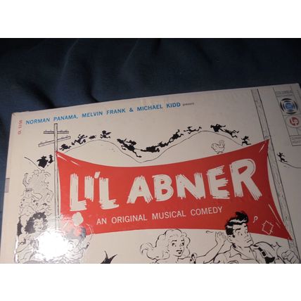 1956 LI'L ABNER Broadway Musical Original LP Record!! Tina Louise! $22.00 Shippe