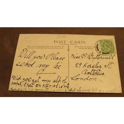 1907 fr postcard -Stalls & Beach Huts - Clacton on sea, Essex