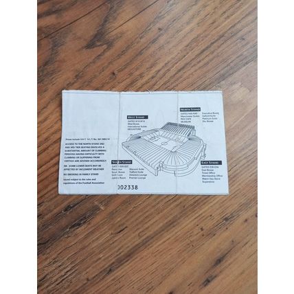 1998 FA Cup Semi Final Ticket – Newcastle Utd vs Sheff Utd