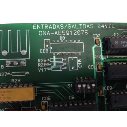 ONA-AE5912075 ENTRADAS/SALIDAS 24VDC PC BOARD,BK