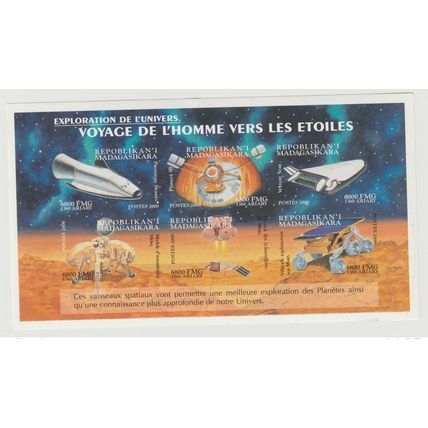 Madagascar 2000 Mi. 2505 - 2510 Voyage de l'Homme vers les Etoiles IMPERF ND