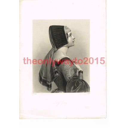 Lady Grey, Henry VI, Shakespeare, Book Illustration, c1890