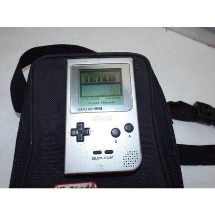 Nintendo Game Boy Pocket Console MGB-001 Tetris Donkey Kong F-1 Racing Baseball