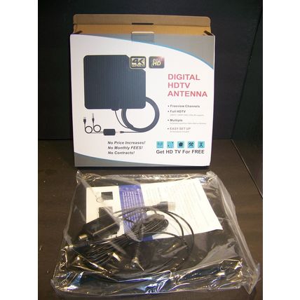 HDTV Antenna 4K 1080P Up to 120 Miles VHF UHF Freeview