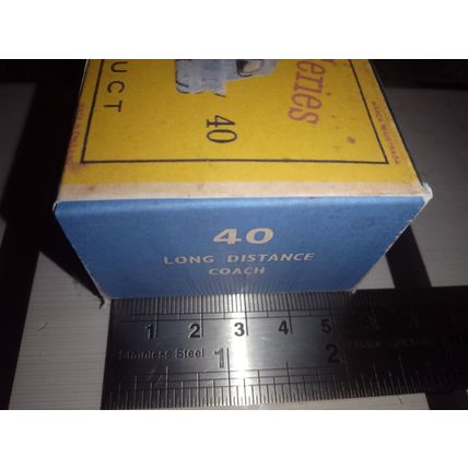 Matchbox - No40 Tiger Coach - OVERSIZE PROMOTION - Replica Box