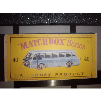 Matchbox - No40 Tiger Coach - OVERSIZE PROMOTION - Replica Box