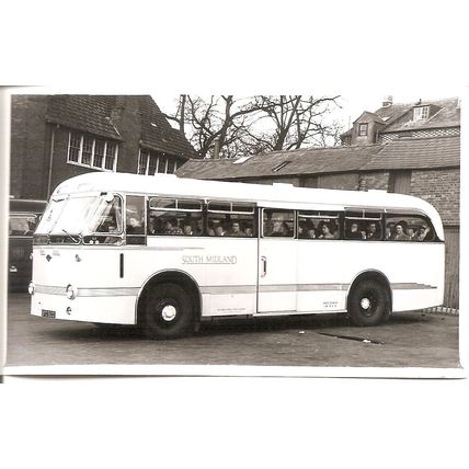 Black & White Photograph of South Midland Motor Services Ltd. - SFC 503