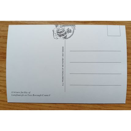 POSTCARD: TEESSIDE - SALTBURN SMUGGLERS, GLITTER CARD: 1990s
