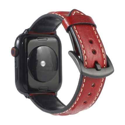 Genuine Leather Watchband For Apple Watch Series 6 & SE & 5 & 4 40mm / 3 & 2 & 1