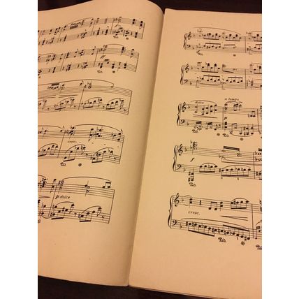 Wagner’s Flying Dutchman Sheet Music Piano. Early 1900s
