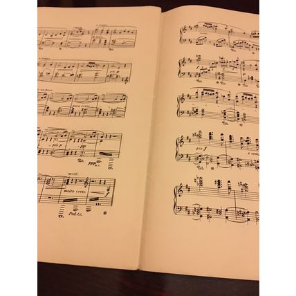 Wagner’s Flying Dutchman Sheet Music Piano. Early 1900s