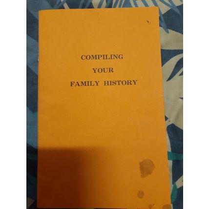 vintage booklet 1979 edition compiling your family history