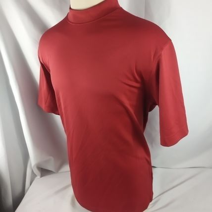 Greg Norman Men's Play Dry Moisture Wicking Golf T-Shirt, Maroon, Size XXL
