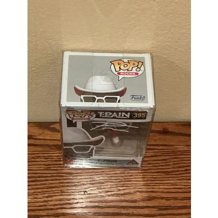 Funko Pop! Rocks - T-Pain #395 Facsimile Laser Autographed (Box & Protector)