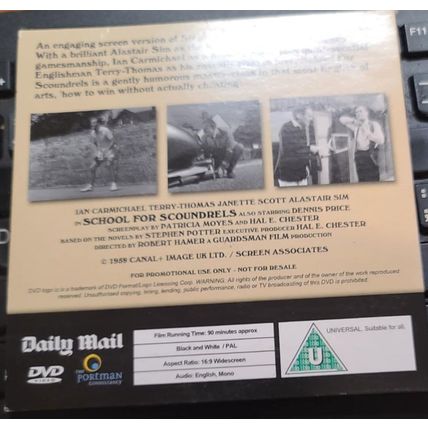 School For Scoundrels DVD Promo The Daily Mail Hattie Jacques Alastair Sim