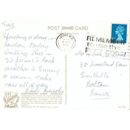 Westminster Abbey - London 1976 - Kardorama Ltd KLV 98