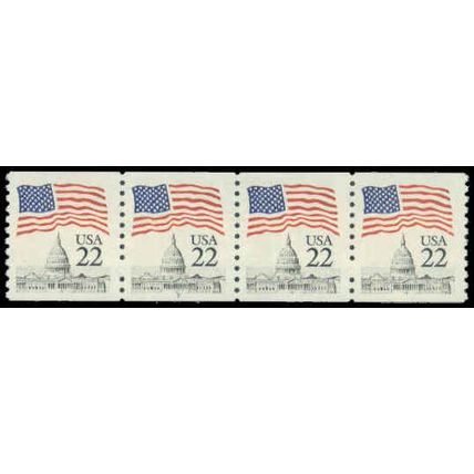 2115a 22c U.S. Flag Very Fine MNH PNC 7/4 R0043