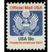 O129 13c Eagle Fine MNH G0604