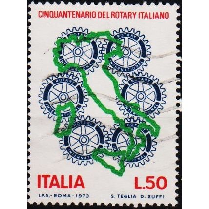 Italy. 1973 50L S.G.1381 Used