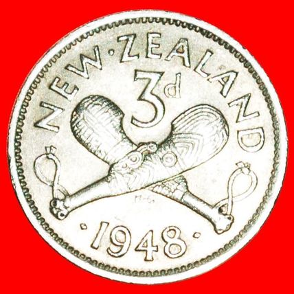 GREAT BRITAIN (1948-1952): NEW ZEALAND ★ 3 PENCE 1948! ★LOW START★NO RESERVE