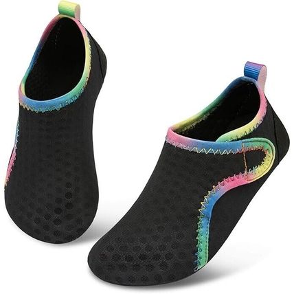 JIASUQI Toddler Water Shoes Boys Girls Quick Dry Beach Shoes Barefoot Swim Aqua